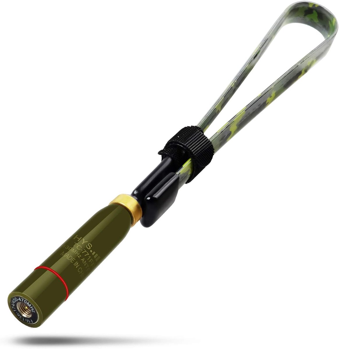 HYS VHF UHF SMA Plug Male CS Tactical Antenna Foldable High-Performance Antenna Compatible with TYT MD-UV380 MD-UV390 - ShopVlot