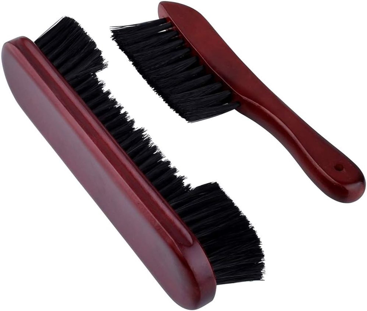 Billiard Brush Cleaner, Billiard Pool Table Brush Rail Brush Set Wood Cleaning Tools Accessory (Wine Red) - ShopVlot