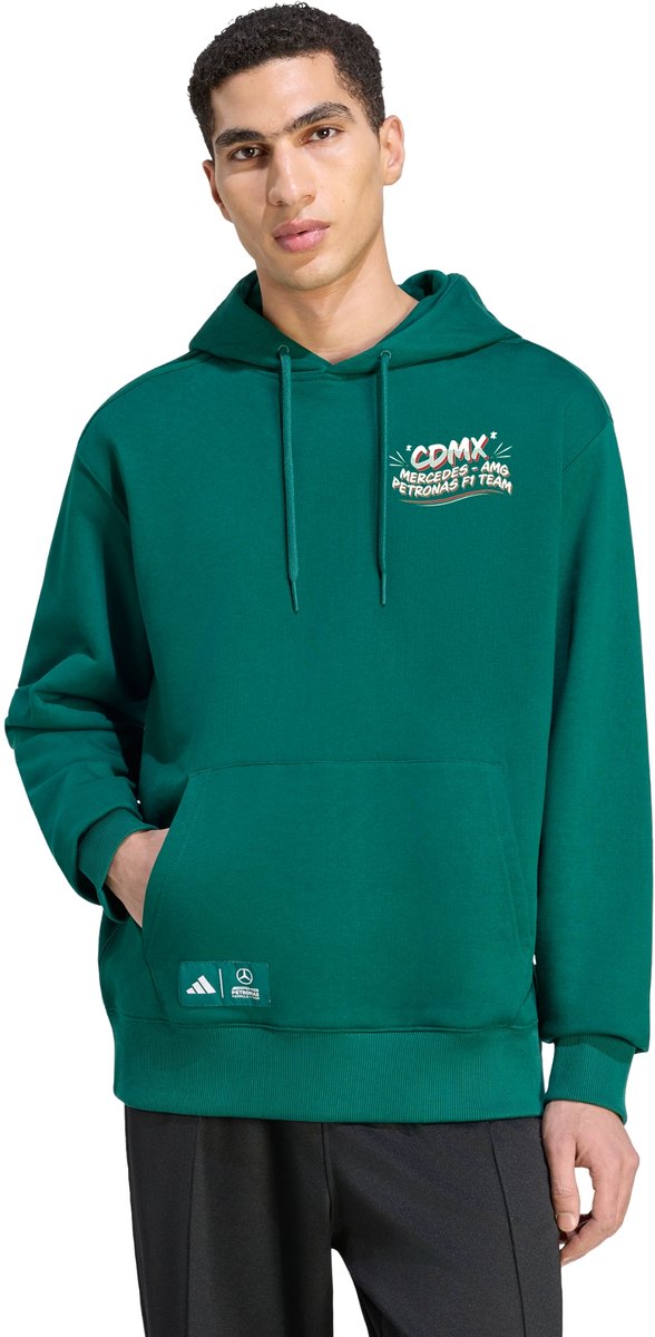 Adidas Performance Mercedes Amg Petronas Formula 1 Team Mexico City Hoodie Heren Groen
