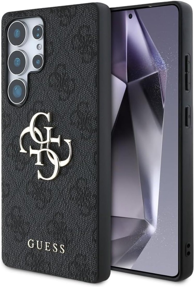 CG MOBILE Licensed Guess Case for S25 Ultra Black Big 4G Logo Classic Logo - ShopVlot