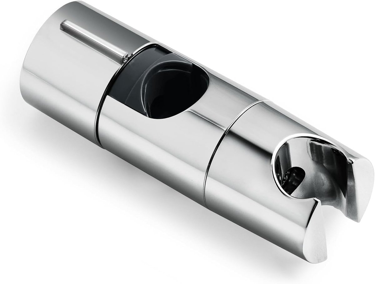 Douchekophouder voor 19-25 mm schuifstang, verstelbare stijgstangbeugel, 45° draaibare universele G1/2 douchekop - ShopVlot