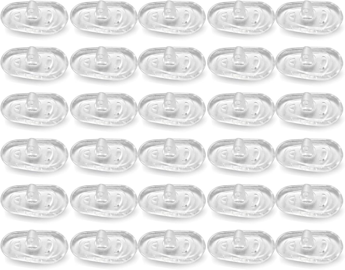 Zolara 15 paar neuspads, Ede neuspads voor de neus, om in te steken, afneembare neusbeugels, antislip, zachte en - ShopVlot