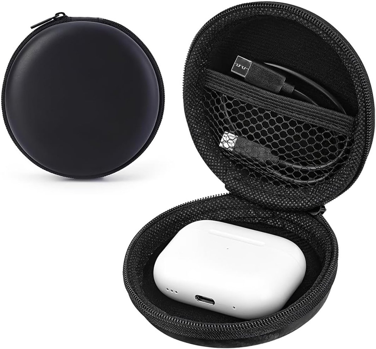 mini hoofdtelefoon opbergtas, beschermende opbergtas oortelefoon harde schaal, onze draagbare hoofdtelefoon - ShopVlot
