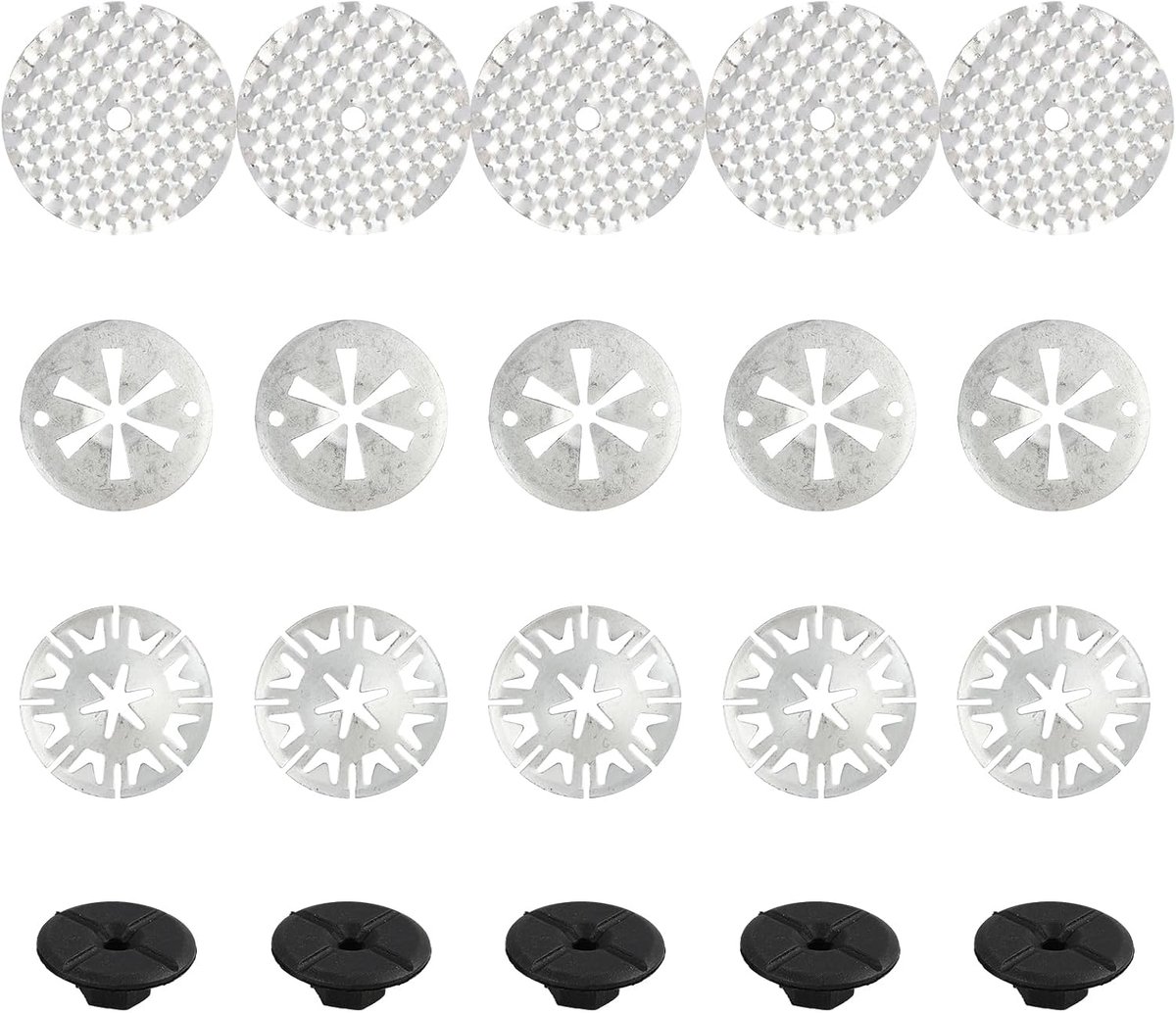 Hittebeschermplaat reparatieset 20 delen - metalen hittebestendig - corrosiebestendig - ideaal voor auto en motor - ShopVlot