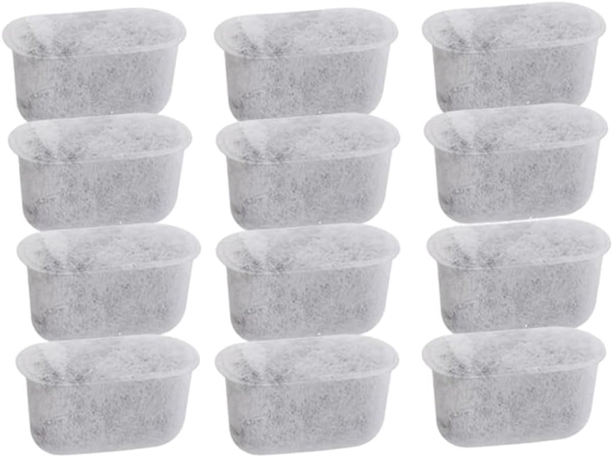 Waterfilter voor koffiezetapparaten - 12 stuks - actief kool - vervangingsaccessoires voor optimale smaak - ShopVlot