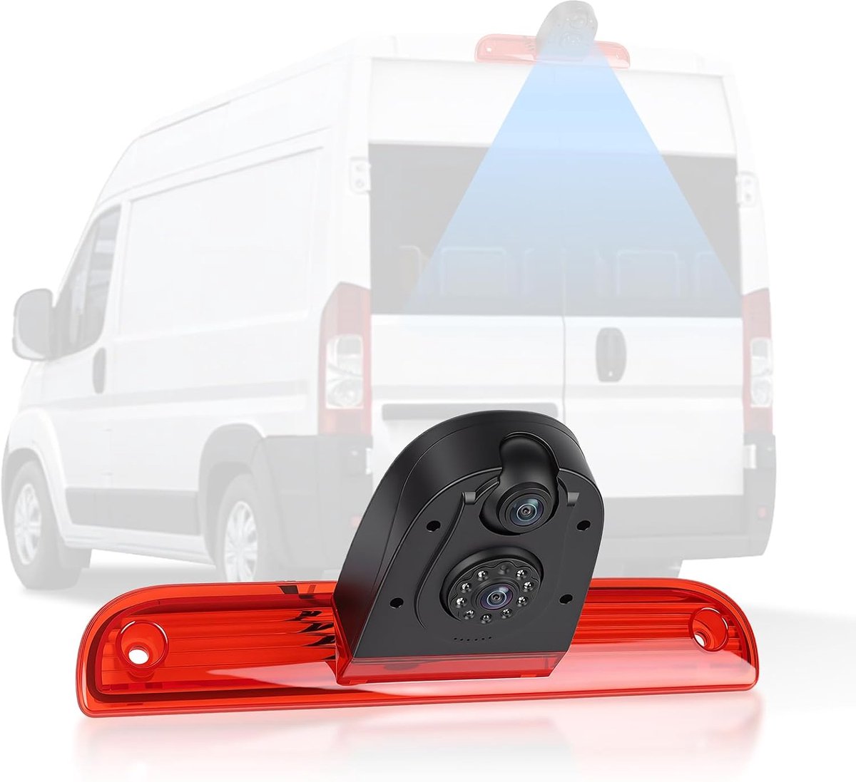 Achteruitrijcamera voor FIAT Ducato/Peugeot Boxer 2006-2018 - Derde remlichtcamera - IR nachtzicht - IP67 waterdicht - ShopVlot