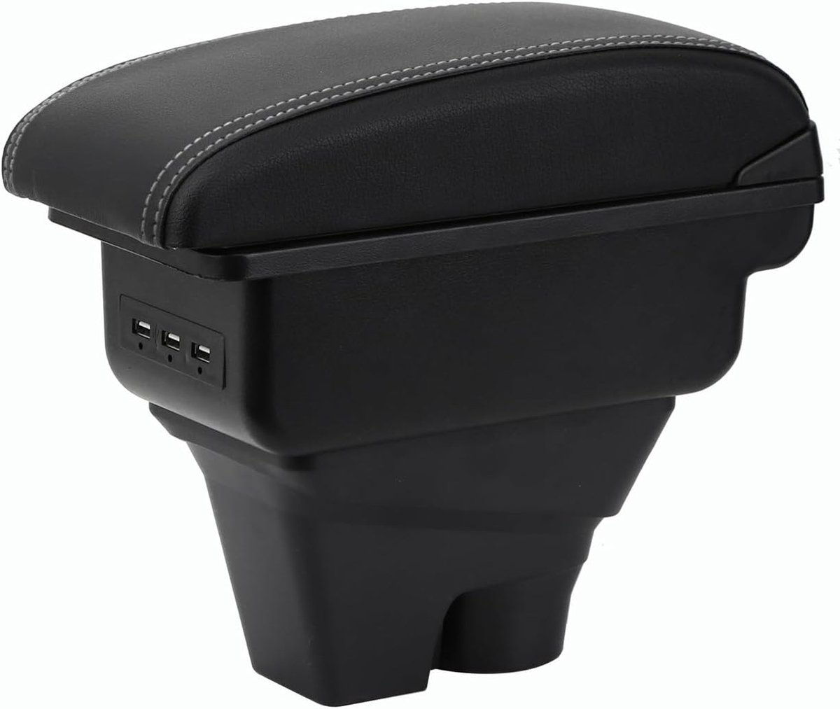 YJYWZH Armrests compatible with Citroen C3 Armrest 2017-2023 Armrest Double layer center console compartment - ShopVlot