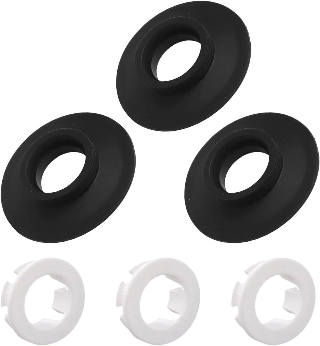 Set van 3 jachtventielafdichtingen, voor ideale standaard, spoelventielafdichtingen van rubber, toilettank - ShopVlot