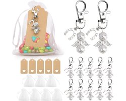 VGOODALL VGOODALL Guardian Angel Pendant, 30 Pieces, Guardian Angel Pendant, Guardian Angel with Organza Bag, Kraft - ShopVlot