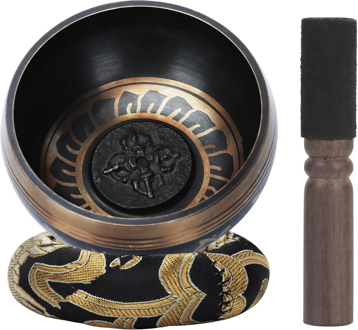 Tibetan Singing Bowl 9cm - Handmade in Nepal for Yoga, Meditation, Mindfulness and Relaxation - ShopVlot