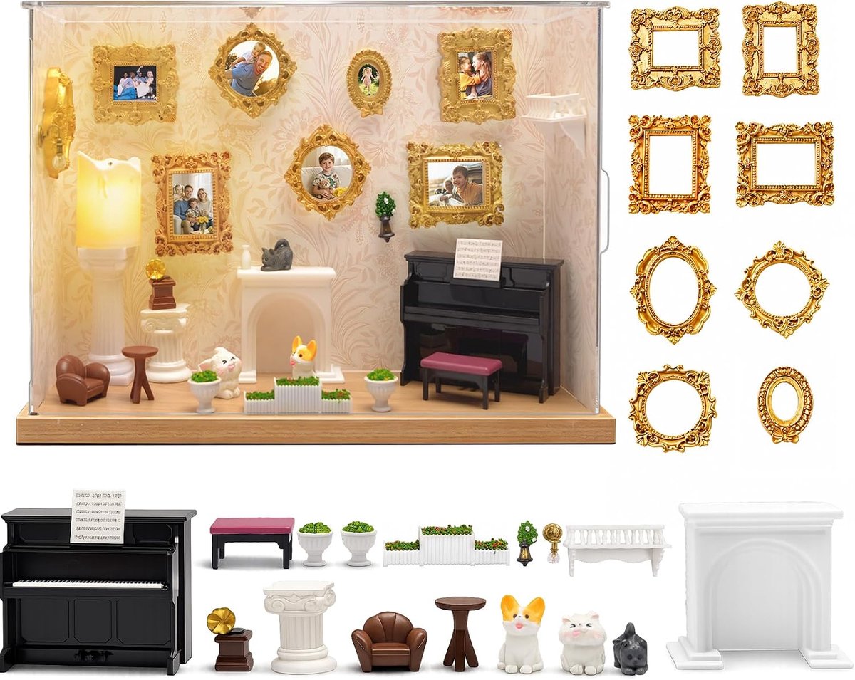 Lermende DIY Mini Museum Silhouette Box - ShopVlot