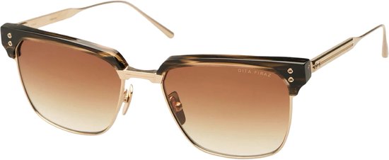 Dita FIRAZ DTS431 03 Zonnebril - Unisex - Bruin van DITA — afbeelding 3