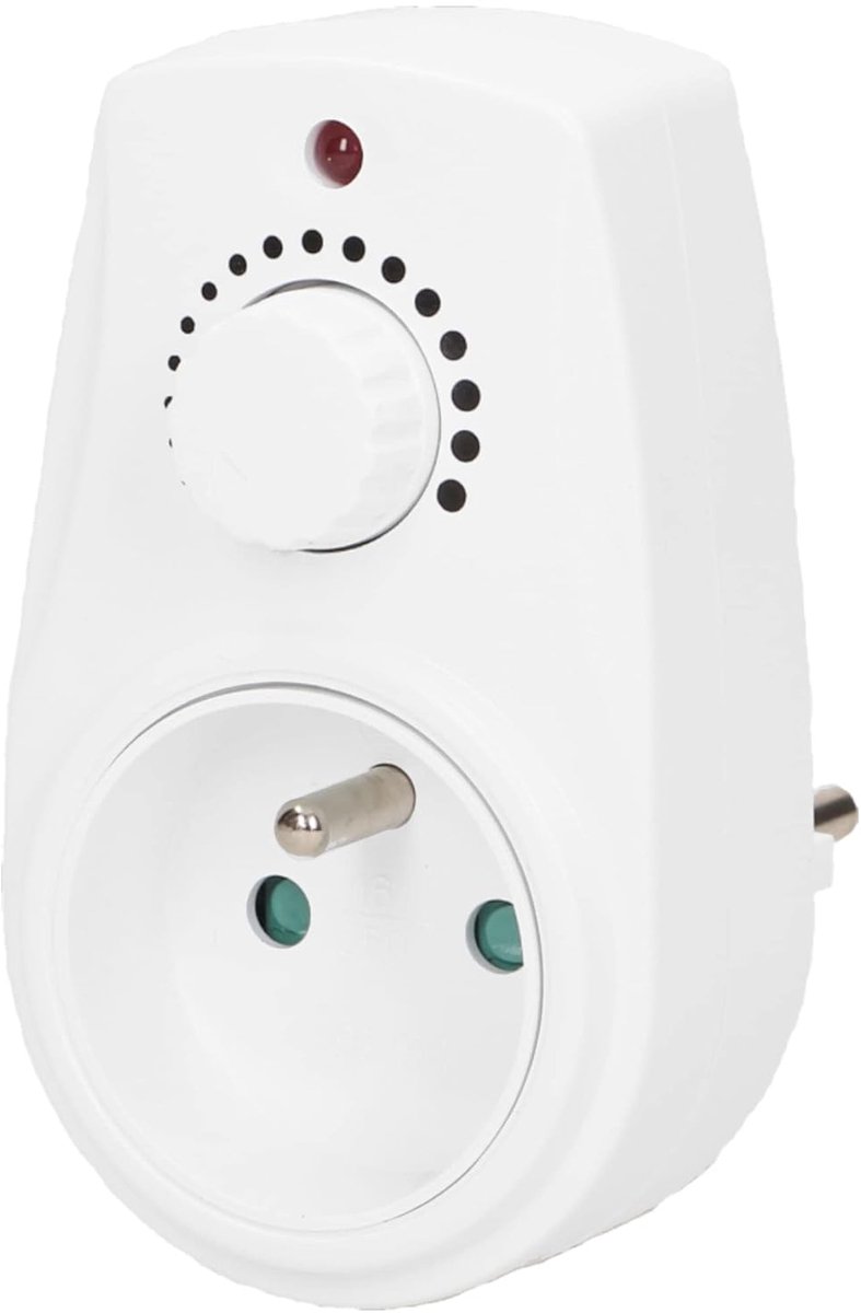 SnelShoppen - Dimmer Socket Max 280W E-Type Stekker voor Tafellampen, Vloerlampen en Bedlampen - Plug & Play, Veilig en Eenvoudig in Gebruik - Franse