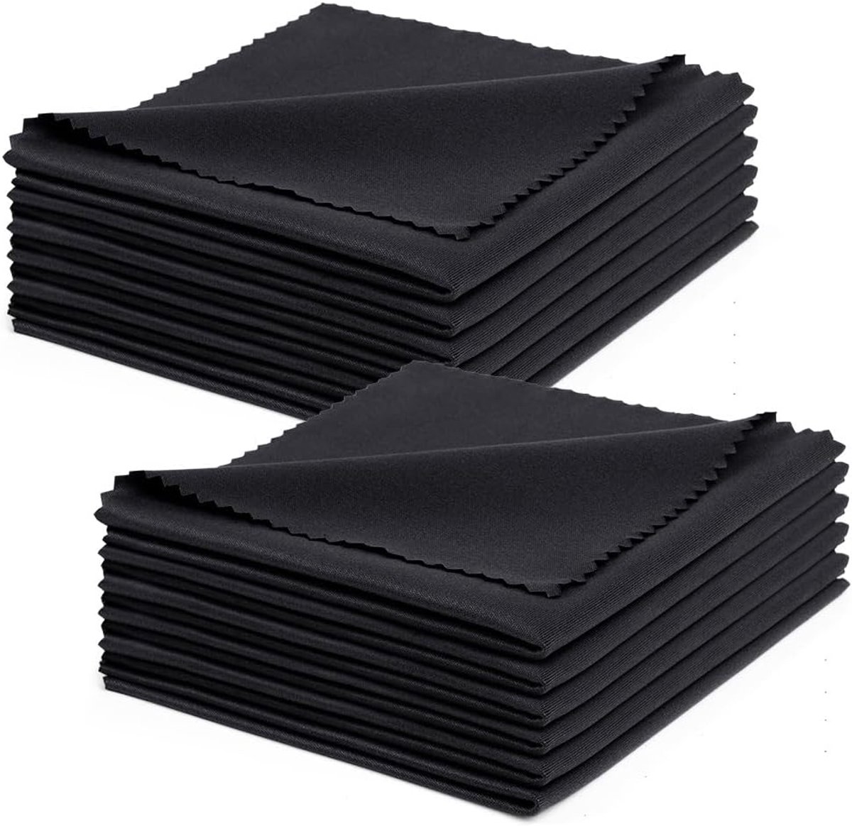 SnelShoppen - Microvezel Bril Poetsdoekjes - 12 Stuks Herbruikbare Lintvrije Doeken - 20x20 cm - Voor Brillen, Camera Lenzen, Tablets, Schermen - Zach