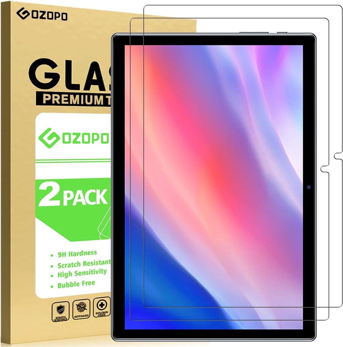 Thijox - Screenprotector Gehard Glas voor Teclast P20HD/P20S/M40/M40 Pro/M40S 10,1 inch Tablet - Krasbestendig, Perfecte Bescherming, Ultra Dun en Tra