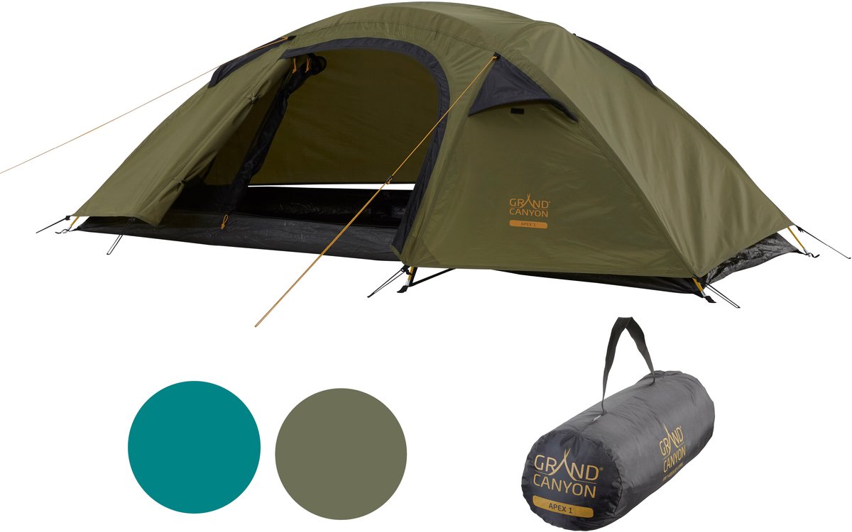 Grand Canyon Apex 1 Alu Tent Groen 1 Place