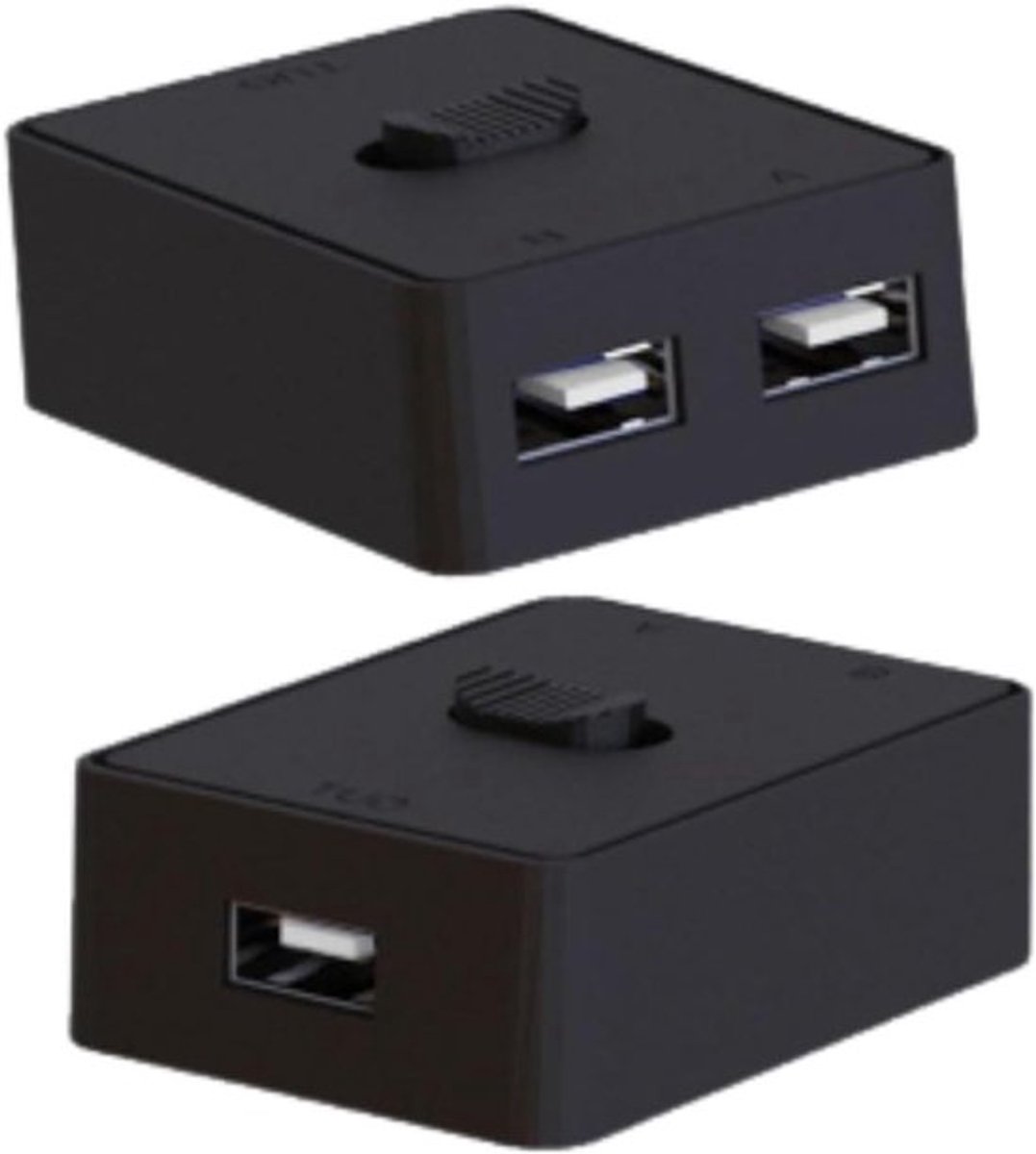 USB2.0 Schakelaarselectie Bi-directioneel 1 in 2 uit 2 in 1 uit USB KVM-schakelaar