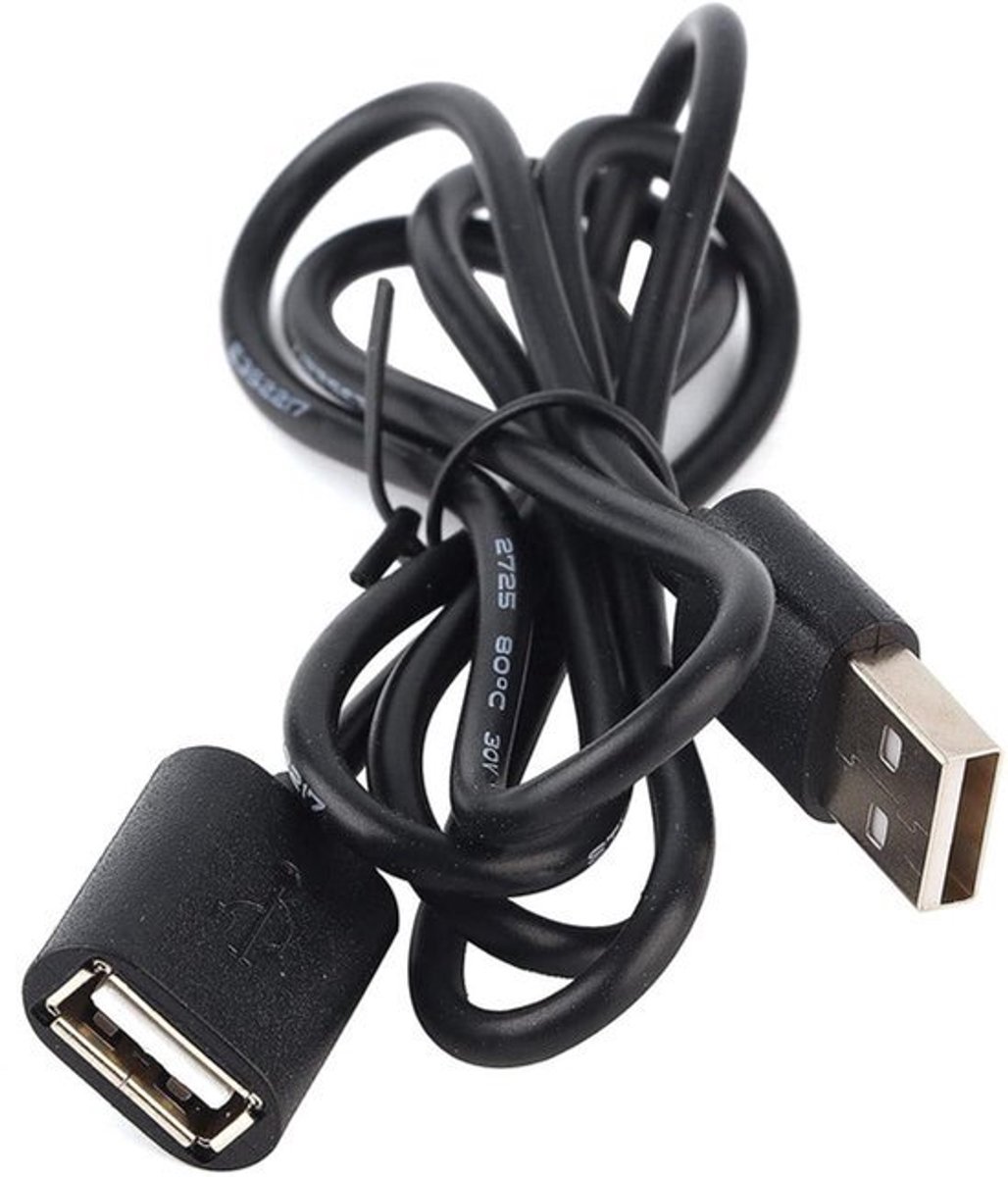 Draagbare Slimme Armband USB Oplaadkabel - Rubber TPE Zachte Draad - 4 Zwart