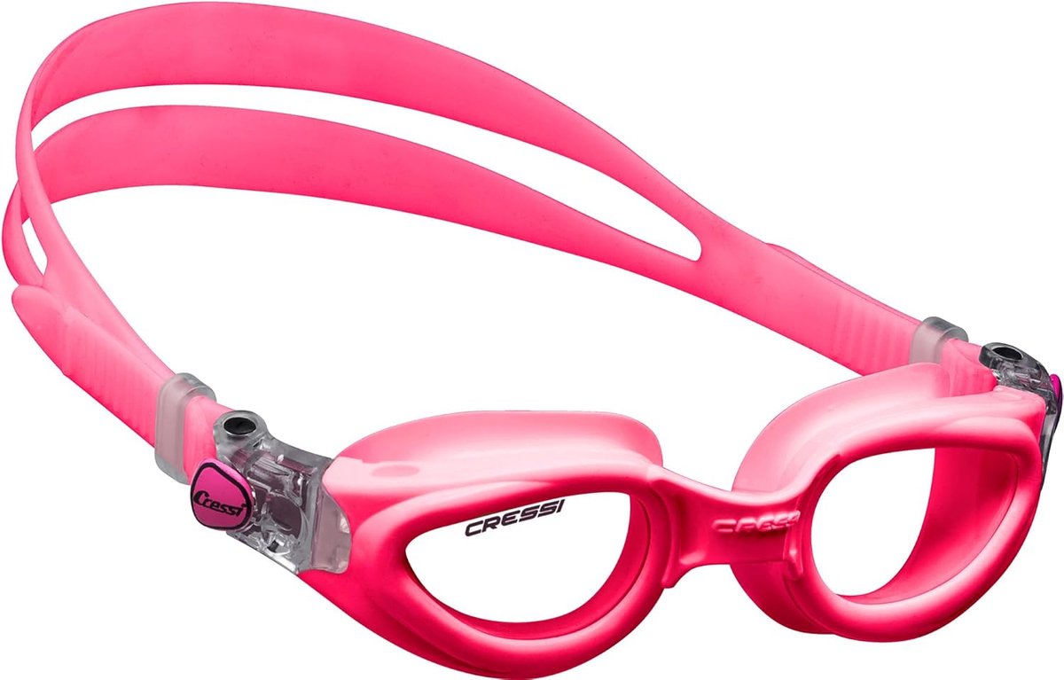SnelShoppen - Kinderzwembril Roze - Snorkelbril voor Kinderen 7-15 Jaar - Hypoallergene Thermoplastische Afdichting - Hoge Zichtbaarheid - Ideaal voor