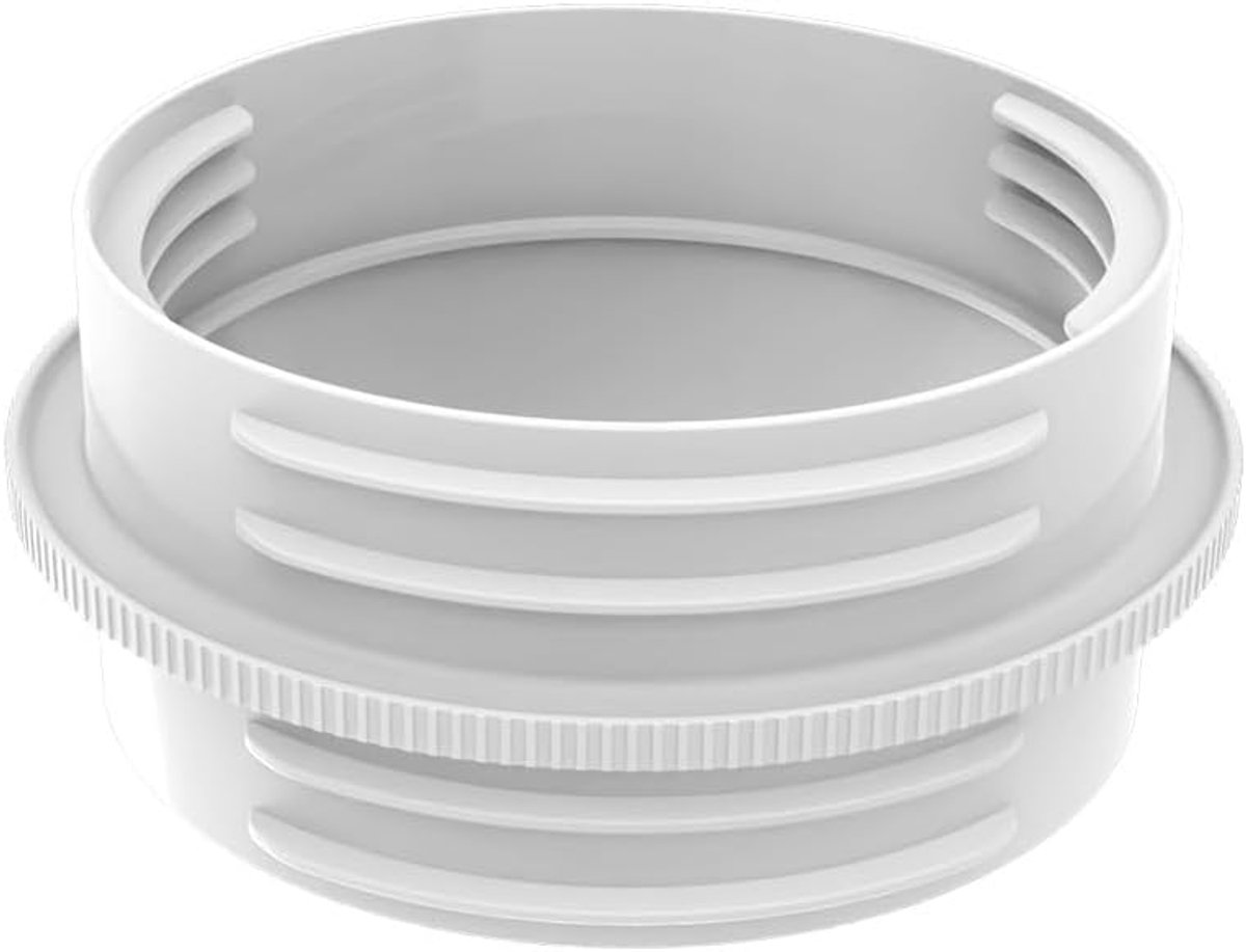 Slangkoppeling Airco - Universele Adapter - Verkoeling Optimaliseren - Links- en Rechtsdraaiend - 150 mm - Wit