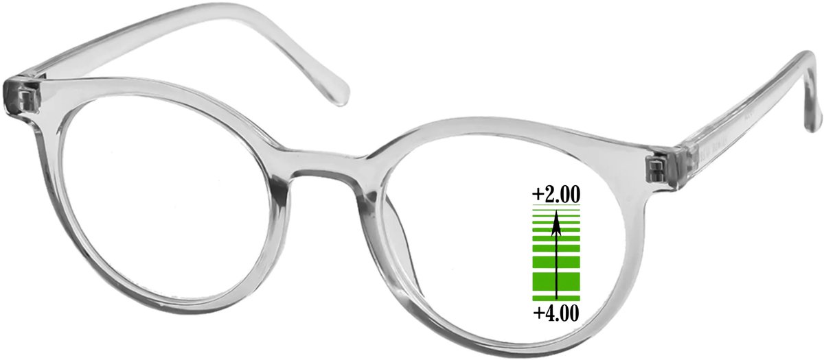 Leesbril-Vista-Bonita-CLASSIC Multifocaal-+4.00-Kadushi silver