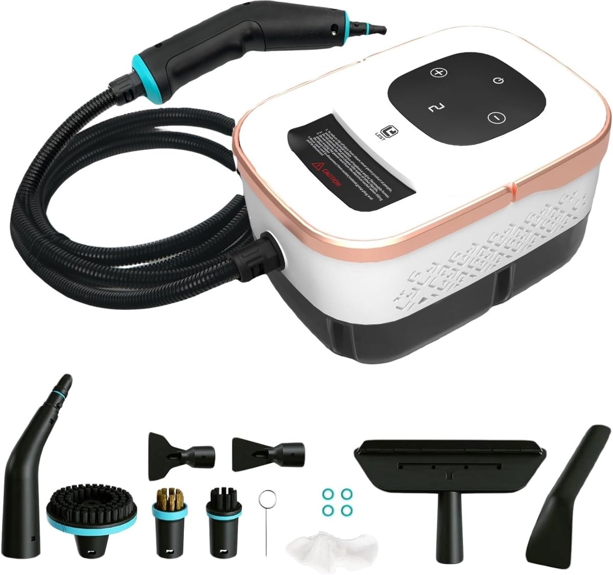 Thijox - Handheld Stoomreiniger Voor Thuis, 1500W, 4-Bar Stoomreiniger, 1,6L Tank, 15 Seconden Opwarmtijd, 6 Versnellingen, Ideaal Voor Tapijt, Bank,