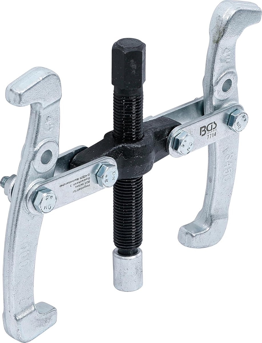 SnelShoppen - BGS 7714 Buiten- en Binnenlager Trekker met 2 Armen, Voor Bearing Puller van 20-140 mm, Verstevigd en Chroom Geplateerd, Max. Spanning 1