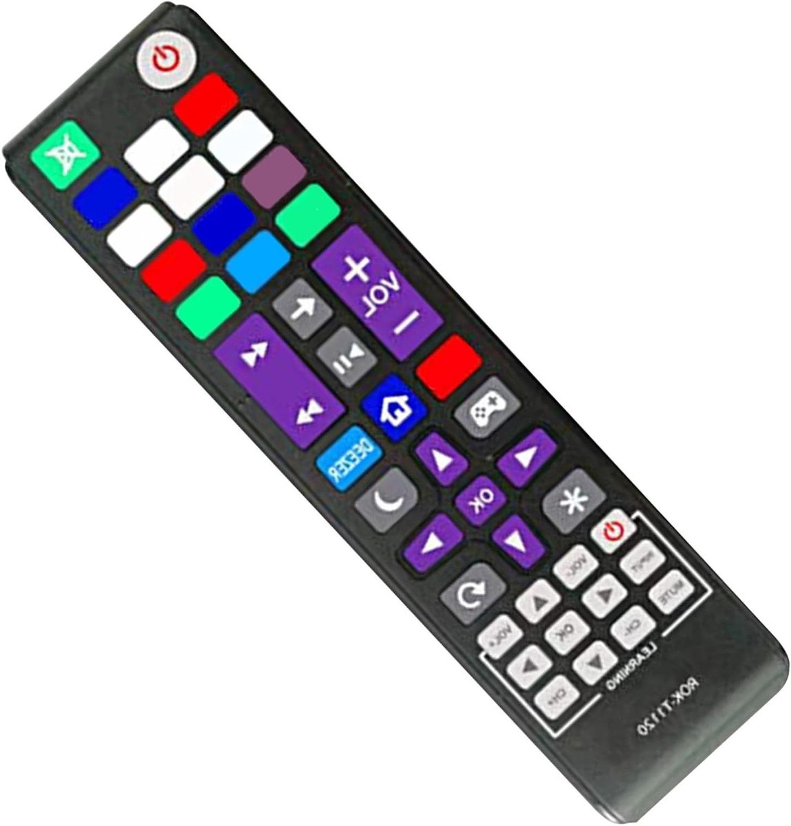 TV afstandsbediening - Vervangende controller - Media bedienen - Ergonomisch ontwerp - 79 meter bereik - Zwart