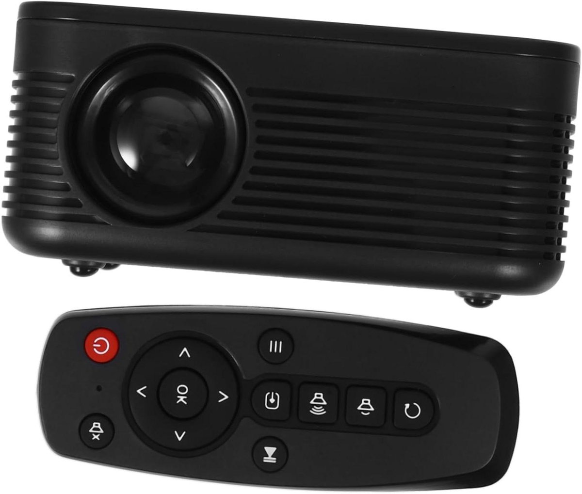 Mini Beamer - Draagbare Projector - Thuis Bioscoop - Stille Filmervaring - 25-80 Inch - Zwart
