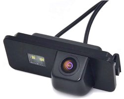SnelShoppen - Auto Achteruitrijcamera Backup Reverse Camera voor VW Golf CC Passat Polo Scirocco EOS Lupo Phaeton Kever SEAT Variant - Waterdichte CCD