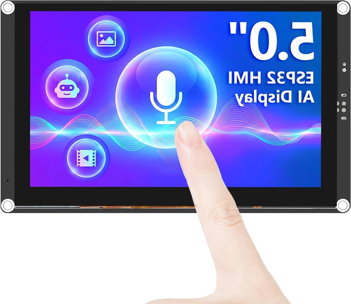 HMI Touchscreen - IPS Display - Project Ontwikkeling - AI-aangedreven - 127 cm - Zwart