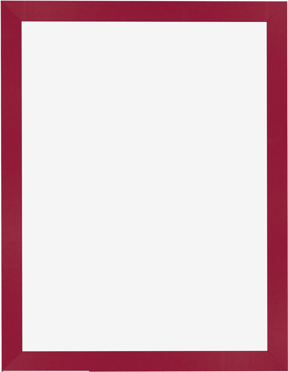 Fotolijst 60x80 cm - MDF - Rood - Benno