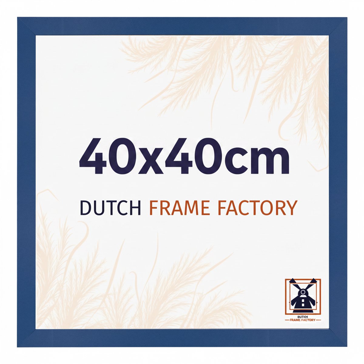 Fotolijst 40x40 cm - MDF - Donkerblauw - Benno