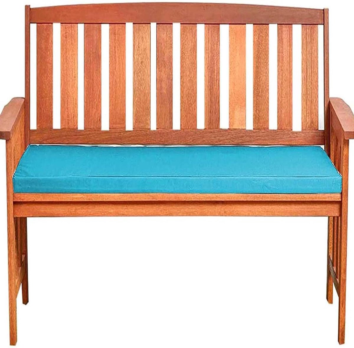 Bankkussen Waterdicht - Terraskussen Zitkussen - Buiten Zitten - Verborgen Rits - 150 x 40 cm - Blauw