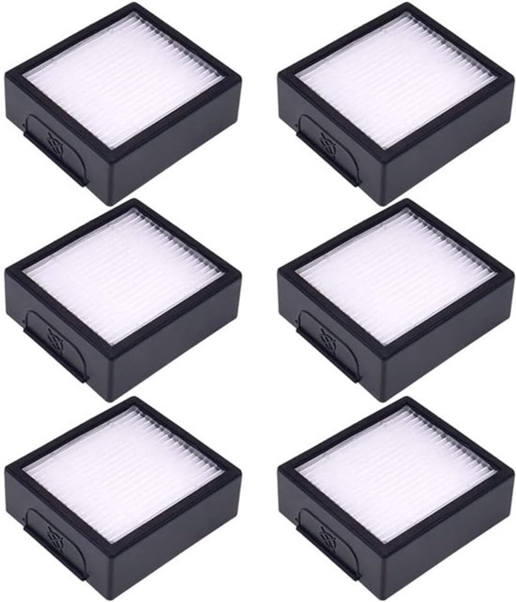 HEPA-filter - 6 stuks - Geschikt voor Combo for Roomba i3 i3+ i7 i7+ i4 i6 i6+i8 i8+/Plus E5 E6 E7 J7 - Geschikt voor iRobot Roomba Combo J7+ plus - robotstofzuiger HEPA-filters accessoirekit