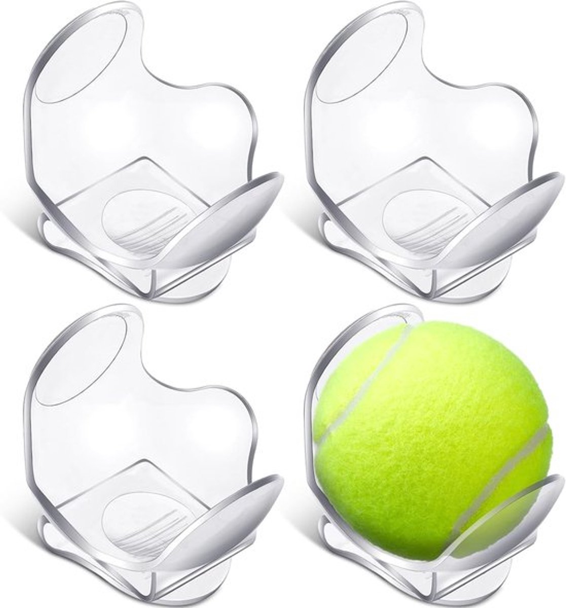 4-delige tennisclips, ballentas, ABS-riem, tennistrainingssportuitrusting