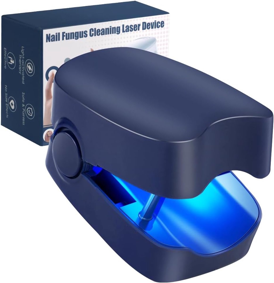 SnelShoppen - ACWOO Anti-Fungus Laser Device - Snelle Behandeling Tegen Nagelschimmel - 7 Minuten Blauw Licht - Effectieve Thuisbehandeling - Ideaal V