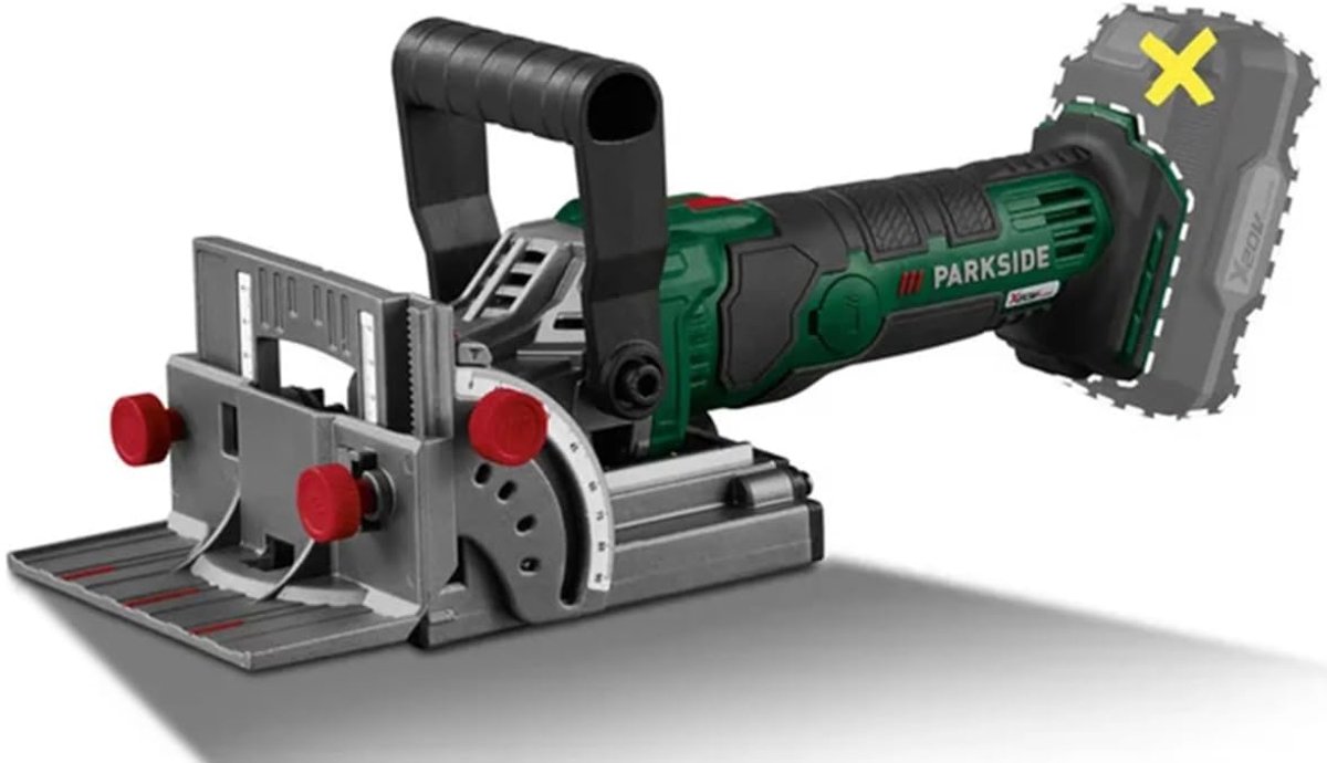 SnelShoppen - 20V Accu Vlak Dowel Cutter PFDFA 20-Li A1, 6 Instelbare Freesdieptes voor Houtbewerking, Ideaal voor Keuken, Meubels en Timmerwerk