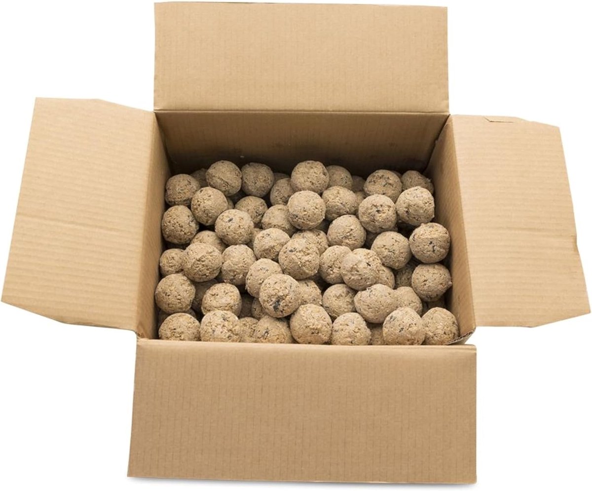 SnelShoppen - Vetbollen voor Vogels zonder Net - Mezenbollen Tuinvogelvoer - Vogelvoer Buitenvogels - Veilig voor Tuin - 6 Stuks - Voeder voor Zangvog