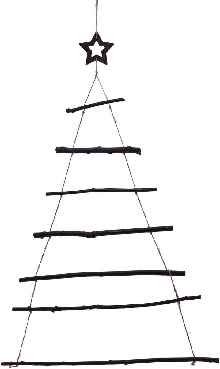 Wanddecoratie Houten Boom - Decoratieve Takken - Individuele Decoratie - Natuurlijke Houten Takken - 120 x 80 cm - Bruin
