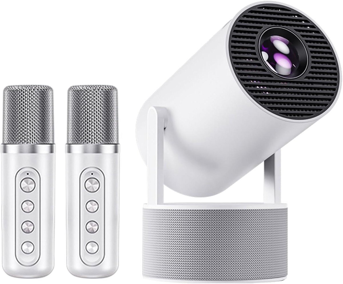 Draagbare Beamer - Mini Projector - Thuisbioscoop Creëren - Automatische Keystone Correctie - 160 ANSI Lumen - Wit