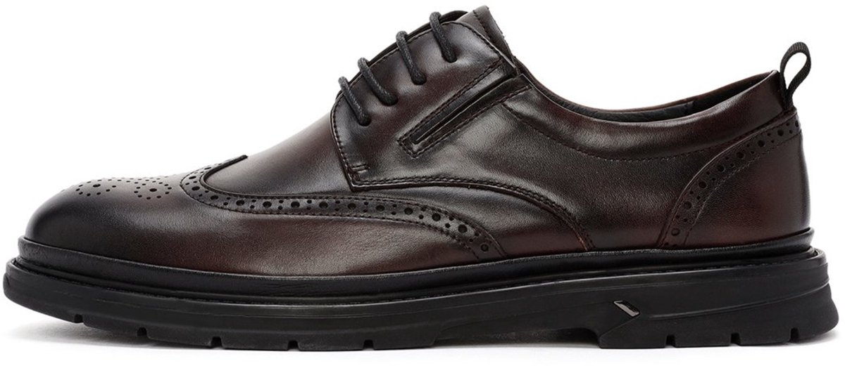DERIMOD Casual Lace-ups Leather Casual Lace-up Shoes