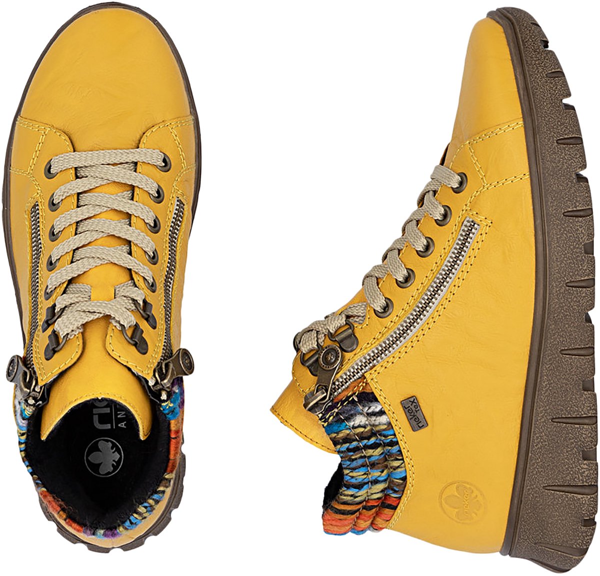 Odeon hoge leren sneakers