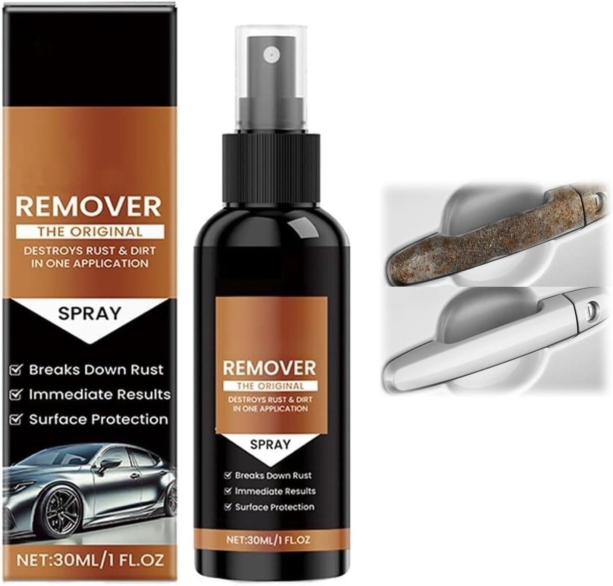 SnelShoppen - Multifunctionele Roestverwijderaar - Roestremover voor Metaal - Auto Onderhoudsreiniger - Krassenverwijderaar - Roestverwijder Spray - R