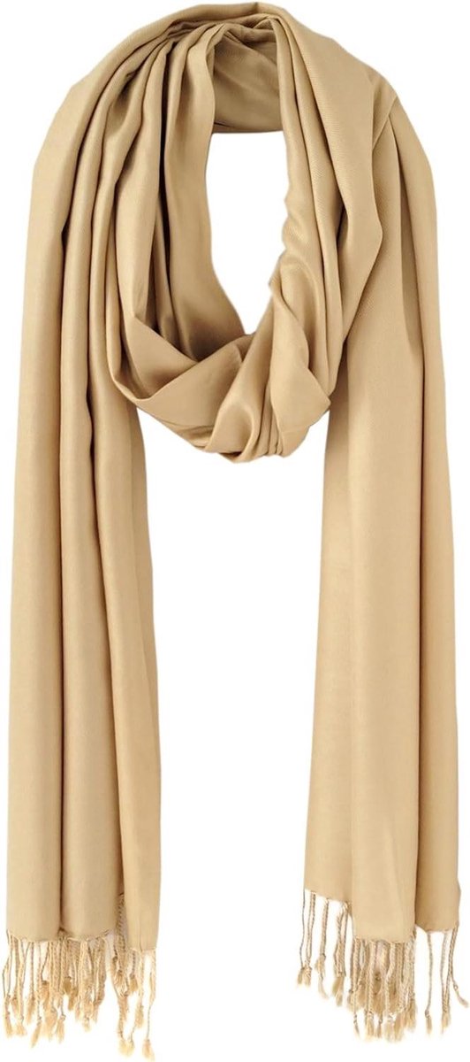 Dames Sjaal - Pashmina Wrap - Stijlvol Dragen - Zacht als Kasjmier - 200x70 cm - Zijdeglans