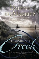 Boekomslag van Frenchman's Creek door Daphne Du Maurier, met een zeilschip op zee en een rotsachtige kustlijn.