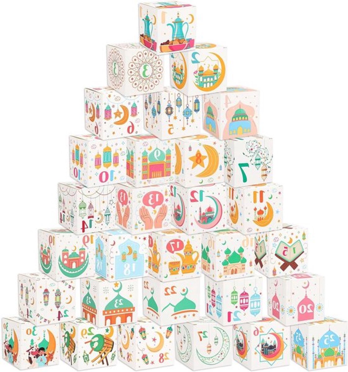 Adventskalender Allecto Plus voor kinderen met 30 dagen