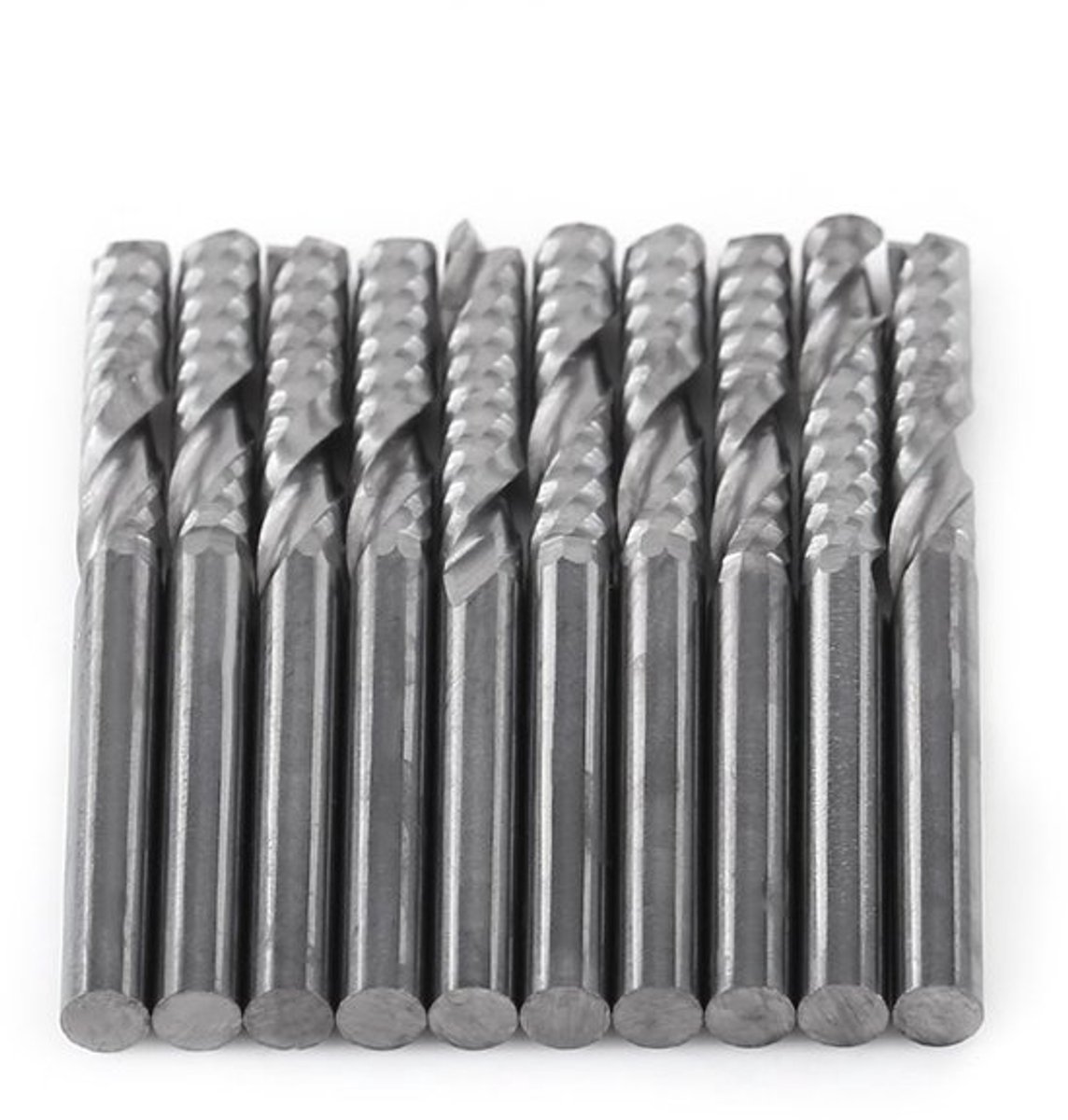 Schachtfrees wolfraamcarbide set van 10 stukken