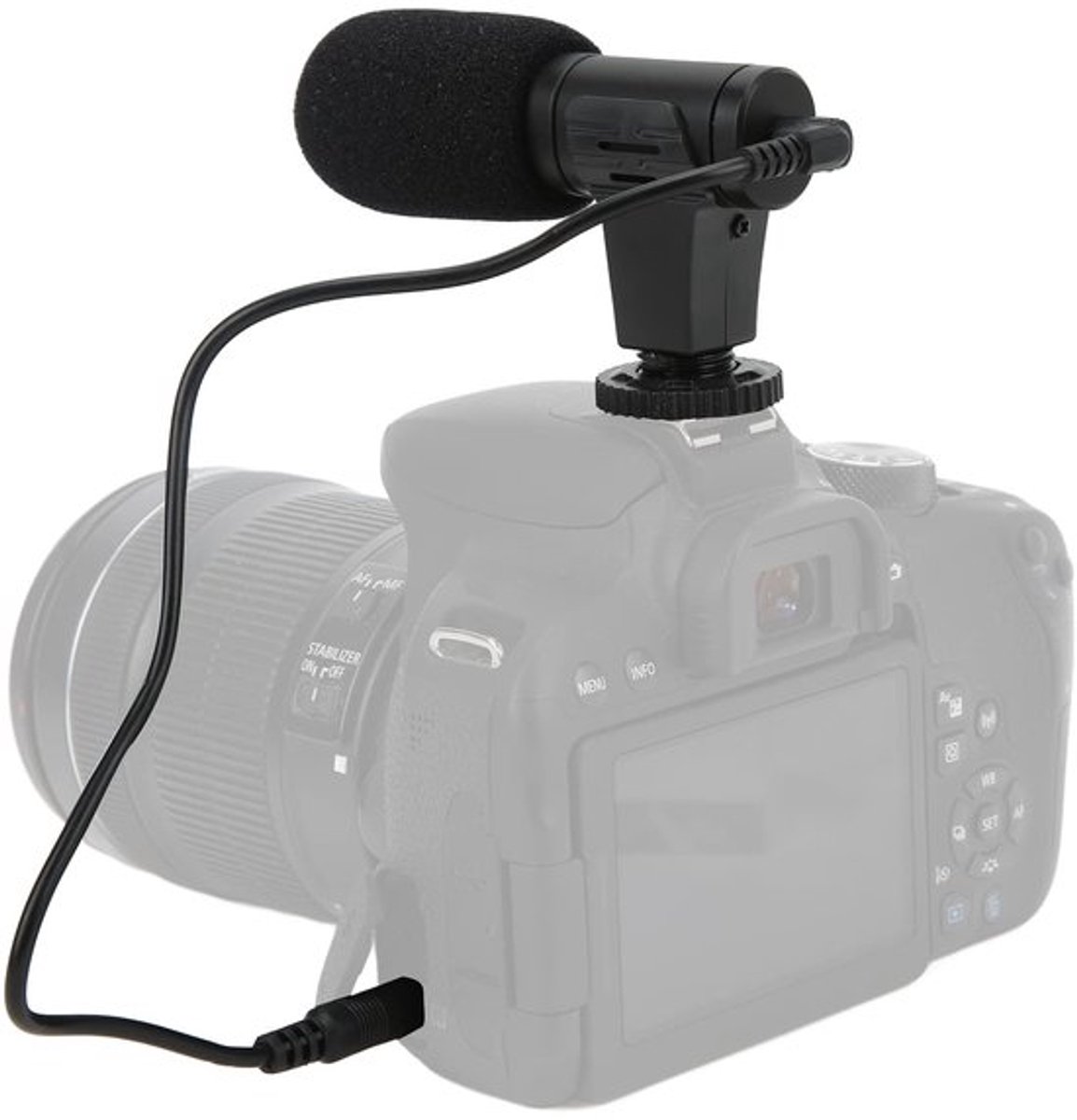 Store_8 - On-cameramicrofoon - Videomicrofoon - Ideaal voor Vloggen - Compact