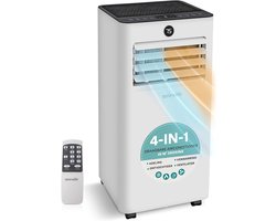 Mobiele Airco - Draagbare Airco - Ruimte Klimaat - 4-in-1 Functionaliteit - 7000 BTU - Wit
